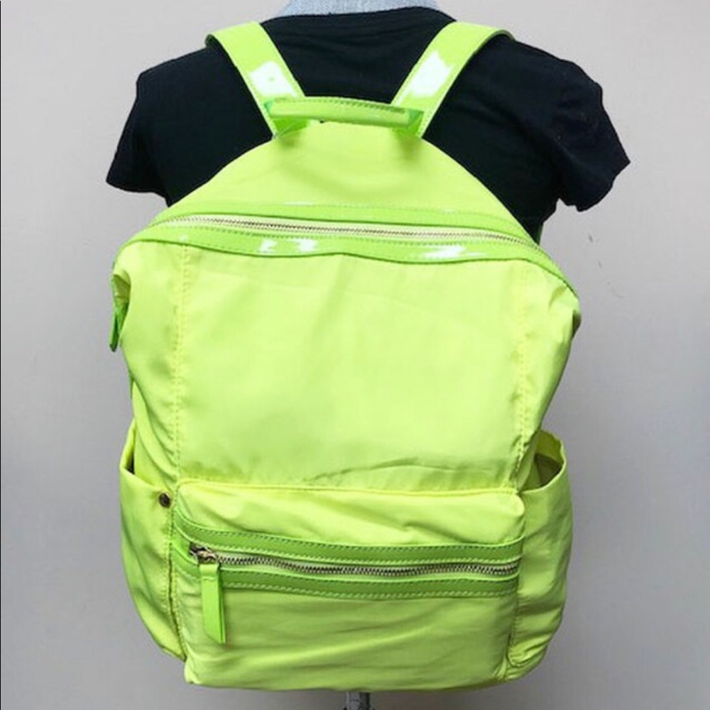 Neon Green Nylon Backpack,NWT